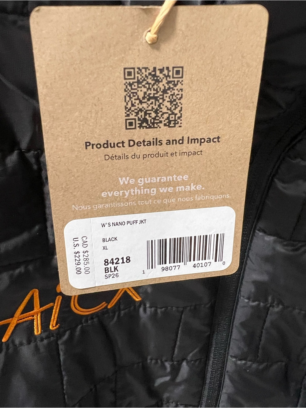 Patagonia Women’s Nano Puff Jacket - Picture 3 of 3